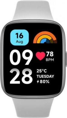Xiaomi Redmi Watch 3 Active | Smart watch | GPS (satellite) | AMOLED | Waterproof | Gray BHR7272GL