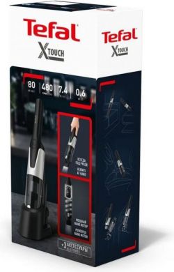 Tefal Tefal TX9736WO X-Touch Vacuum Cleaner, Handheld, Black/Grey | TEFAL TX9736WO