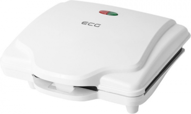  Waffle maker | S 1370 | 700 W | Number of pastry 2 | Non-stick Surface | White ECG0005