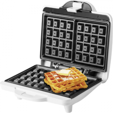  Waffle maker | S 1370 | 700 W | Number of pastry 2 | Non-stick Surface | White ECG0005