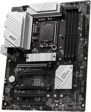 MSI Mainboard MSI Intel B760 Express LGA1700 Memory DDR5 Memory slots 4 5xPCI-Express 5.0 16x 2xM.2 1xHDMI 1xDisplayPort 2xUSB 2.0 2xUSB 3.2 1xUSB-C 1xOptical S/PDIF 1xRJ45 5xAudio port PROB760-PII PROB760-PII | Elektrika.lv