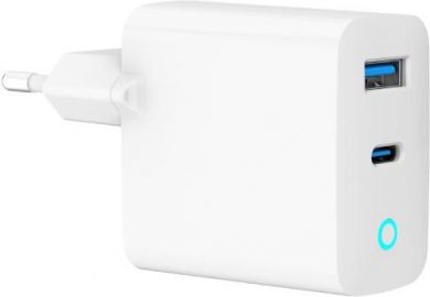 Gembird CHARGER USB 65W 2PORT/TA-UC-PDQC65L-W-01 GEMBIRD TA-UC-PDQC65L-W-01 | Elektrika.lv