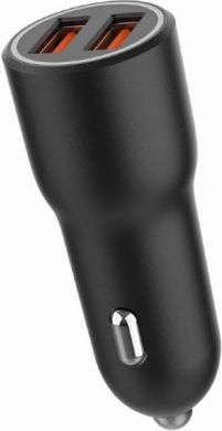 Gembird MOBILE CHARGER CAR USB 2PORT/TA-UC-A2QC36-CAR-01 GEMBIRD TA-UC-A2QC36-CAR-01 | Elektrika.lv