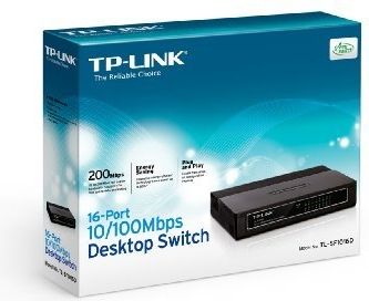 Tp-Link 16PORT 10/100M Tīkla komutators (switch) TL-SF1016D | Elektrika.lv