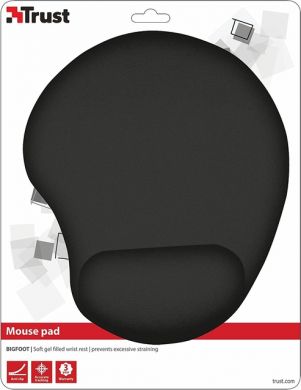 TRUST MOUSE PAD BIGFOOT GEL/BLACK 16977 TRUST 16977 | Elektrika.lv