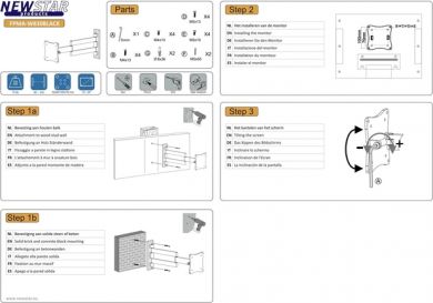 Neomounts TV SET ACC WALL MOUNT 10-24"/FPMA-W830BLACK NEOMOUNTS FPMA-W830BLACK | Elektrika.lv