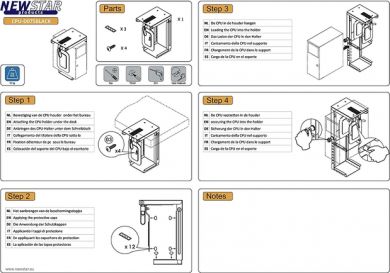 Neomounts PC ACC DESK MOUNT 10KG/CPU-D075BLACK NEOMOUNTS CPU-D075BLACK | Elektrika.lv