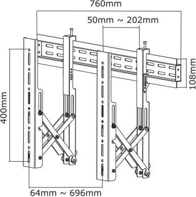 Neomounts TV SET ACC WALL MOUNT BLACK/32-60" LED-VW1000BLACK  NEWSTAR LED-VW1000BLACK | Elektrika.lv