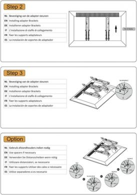 Neomounts TV SET ACC WALL MOUNT BLACK/32-60" LED-VW1000BLACK  NEWSTAR LED-VW1000BLACK | Elektrika.lv