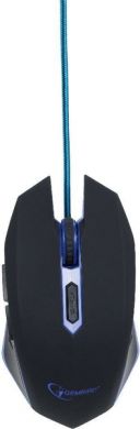 Gembird Gaming computer mouse OPTICAL GAMING, With wire, Blue MUSG-001-B | Elektrika.lv