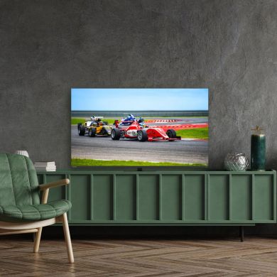 THOMSON TV Set THOMSON 55" 4K/Smart QLED 3840x2160 Wireless LAN Bluetooth Google TV Black 55QG7C14 55QG7C14 | Elektrika.lv