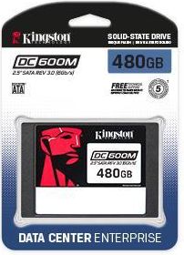 Kingston SSD KINGSTON 876xTBW rating MTBF 2000000 h Read speed 560 MB/s Write speed 470 MB/s Serial ATA III 2.5" 480 GB DC600M SEDC600M/480G SEDC600M/480G | Elektrika.lv