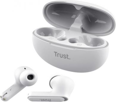TRUST HEADSET EARBUDS YAVI BT ENC/WHITE 25172 TRUST 25172 | Elektrika.lv