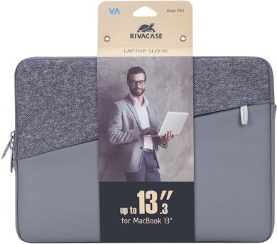 Rivacase NB SLEEVE EGMONT 13.3"/7903 GREY RIVACASE 7903GREY | Elektrika.lv