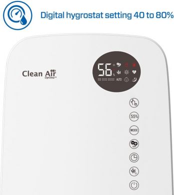  HUMIDIFIER WITH IONIZER/CA-607W CLEAN AIR OPTIMA CA-607W | Elektrika.lv