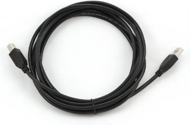 Gembird CABLE USB2 AM-BM 3M/BLACK CCP-USB2-AMBM-10 GEMBIRD CCP-USB2-AMBM-10 | Elektrika.lv