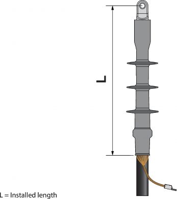 ENSTO Cold shrink indoor term Al/Cu 3x1 core 12kV 95-240mm&sup2; 24kV 70-240mm&sup2; CIT1.2403L | Elektrika.lv