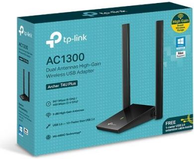 Tp-Link WRL ADAPTER 1300MBPS USB DUAL/BAND ARCHER T4U PLUS TP-LINK ARCHERT4UPLUS | Elektrika.lv