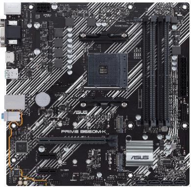Asus Mainboard|ASUS|AMD B550|SAM4|MicroATX|2xPCI-Express 3.0 1x|2xM.2|1xPCI-Express 4.0 16x|Memory DDR4|Memory slots 4|1x15pin D-sub|1xDVI|1xHDMI|6xUSB 3.2|1xPS/2|1xRJ45|3xAudio port|PRIMEB550M-K PRIMEB550M-K