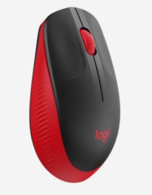 Logitech Computer mouse M190, Wireless, USB, AA, Red 910-005908 | Elektrika.lv