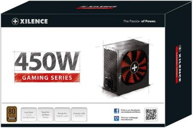 Xilence Power Supply XILENCE 450 Watts Efficiency 80 PLUS BRONZE PFC Active XN213 XN213 | Elektrika.lv