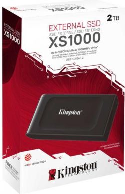 Kingston External SSD KINGSTON XS1000 1TB USB 3.2 Write speed 1000 MBytes/sec Read speed 1050 MBytes/sec SXS1000R/1000G SXS1000R/1000G | Elektrika.lv