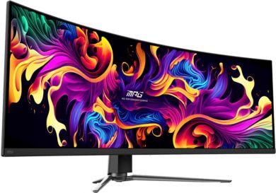 MSI Monitor MSI MPG 491CQP QD-OLED 49" Gaming/Curved Panel QD-OLED 5120x1440 32:9 144Hz Matte 0.03 ms Swivel Height adjustable Tilt Colour Black MPG491CQPQD-OLED MPG491CQPQD-OLED | Elektrika.lv