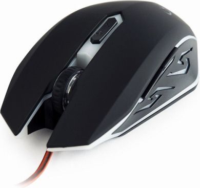 Gembird Gaming computer mouse MUSG-001-R, With wire, Black MUSG-001-R | Elektrika.lv