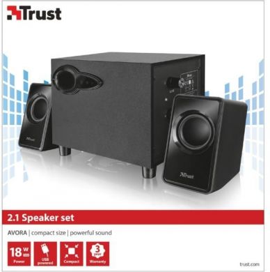 TRUST Speaker TRUST Avora P.M.P.O. 18 Watts 20442 20442 | Elektrika.lv