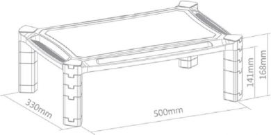 Neomounts MONITOR ACC RISER 10KG/NSMONITOR20 NEOMOUNTS NSMONITOR20 | Elektrika.lv