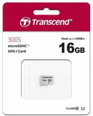 TRANSCEND Atmiņas karte SDHC 16GB UHS-I, CLASS10, Balta TS16GUSD300S | Elektrika.lv