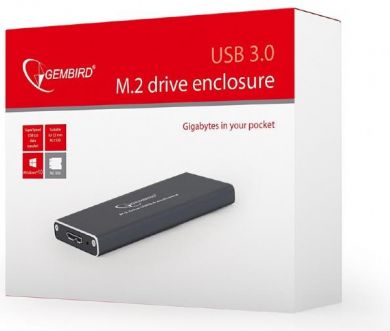 Gembird HDD CASE EXT. USB3 M.2/BLACK EE2280-U3C-01 GEMBIRD EE2280-U3C-01 | Elektrika.lv