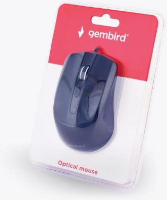 Gembird Computer mouse, With wire, Black MUS-4B-01 | Elektrika.lv