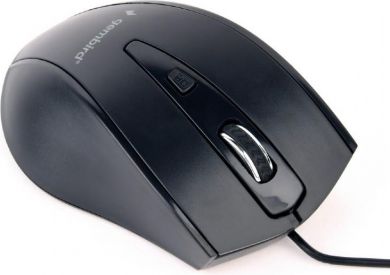 Gembird Computer mouse MUS-4B-02, With wire, Black MUS-4B-02 | Elektrika.lv