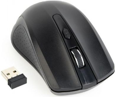 Gembird Computer mouse, Wireless, USB, AAA, Black MUSW-4B-04 | Elektrika.lv