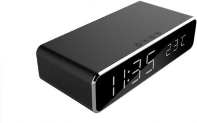 Gembird MOBILE CHARGER WRL W/DIG ALARM/CLOCK DAC-WPC-01 GEMBIRD DAC-WPC-01 | Elektrika.lv