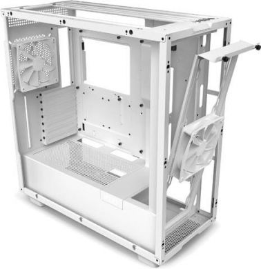  Case NZXT H7 Flow MidiTower ATX EATX MicroATX MiniITX Colour White CM-H72FW-01 CM-H72FW-01 | Elektrika.lv