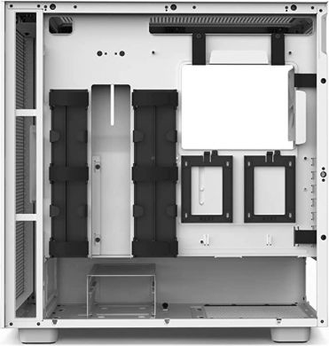  Case NZXT H7 Flow MidiTower ATX EATX MicroATX MiniITX Colour White CM-H72FW-01 CM-H72FW-01 | Elektrika.lv