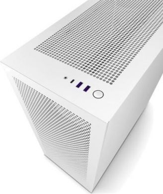  Case NZXT H7 Flow MidiTower ATX EATX MicroATX MiniITX Colour White CM-H72FW-01 CM-H72FW-01 | Elektrika.lv