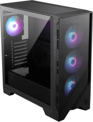 MSI Case MSI MAG FORGE 321R AIRFLOW MidiTower Case product features Transparent panel ATX MicroATX MiniITX Colour Black MAGFORGE321RAIRFLOW MAGFORGE321RAIRFLOW | Elektrika.lv