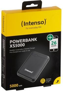 INTENSO Lādētājs-akumulators (Power Bank) XS10000, 10000mAh, melns 7313530 | Elektrika.lv