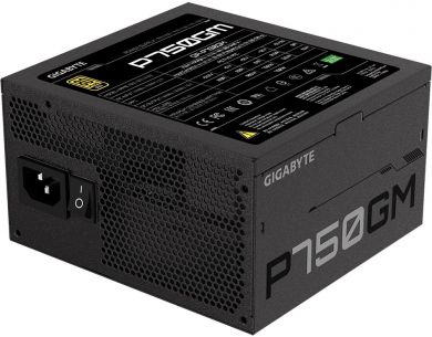 Gigabyte Power Supply GIGABYTE GP-P750GM 750 Watts Efficiency 80 PLUS GOLD PFC Active MTBF 100000 hours GP-P750GM GP-P750GM | Elektrika.lv
