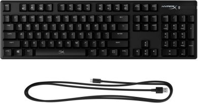 HyperX Alloy Origins ENG Spēļu klaviatūra ar vadu, USB-C, Melna 4P5N9AA#ABA | Elektrika.lv