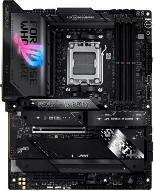 Asus Mainboard ASUS AMD X870E SAM5 ATX Memory DDR5 Memory slots 4 1xPCI-Express 4.0 16x 1xPCI-Express 5.0 16x 5xM.2 1xHDMI 9xUSB 3.2 2xUSB-C 2xUSB4 1xOptical S/PDIF STRIXX870E-EGAMINGWIFI STRIXX870E-EGAMINGWI | Elektrika.lv