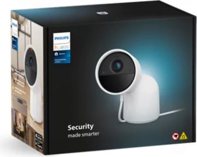 Philips Hue Secure Camera with stand white, wired, 1080P 929003562704 | Elektrika.lv