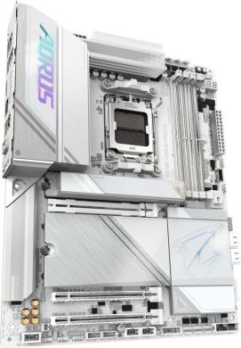 Gigabyte Mainboard GIGABYTE AMD X870E SAM5 ATX Memory DDR5 Memory slots 4 X870EAORUSPROICE1.1 X870E AORUS PRO ICE | Elektrika.lv