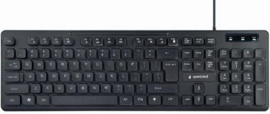 Gembird ENG Wired keyboard, USB, Black KB-UML-02 | Elektrika.lv