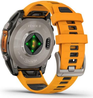 Garmin SMARTWATCH FENIX 8 SAPPHIRE/ORANGE 010-02904-11 GARMIN 010-02904-11 | Elektrika.lv