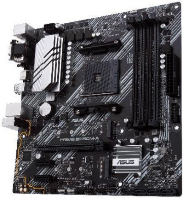 Asus Mainboard ASUS AMD B550 SAM4 MicroATX Memory DDR4 Memory slots 4 2xPCI-Express 3.0 1x 1xPCI-Express 4.0 16x 2xM.2 1x15pin D-sub 1xDVI-D 1xHDMI 6xUSB 3.2 1xPS/2 1xRJ45 3xAudio port PRIMEB550M-A PRIMEB550M-A | Elektrika.lv