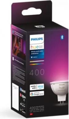 Philips Hue viedās spuldzes MR16, White and Colour Ambiance, GU5.3, 6.3W, 400lm 929003575301 | Elektrika.lv